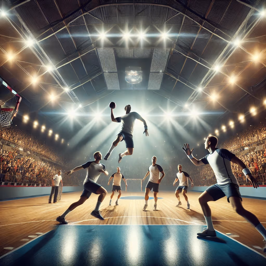 Chronomètre et table de marque lors d'un match de handball professionnel
