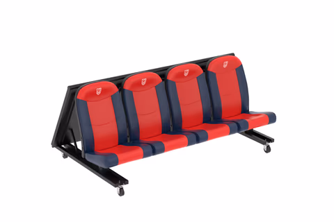 Fauteuils du banc de touche NU-SEAT premium floqués Équipe de France (FFHandball)