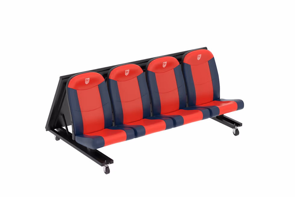 Fauteuils du banc de touche NU-SEAT premium floqués Équipe de France (FFHandball)
